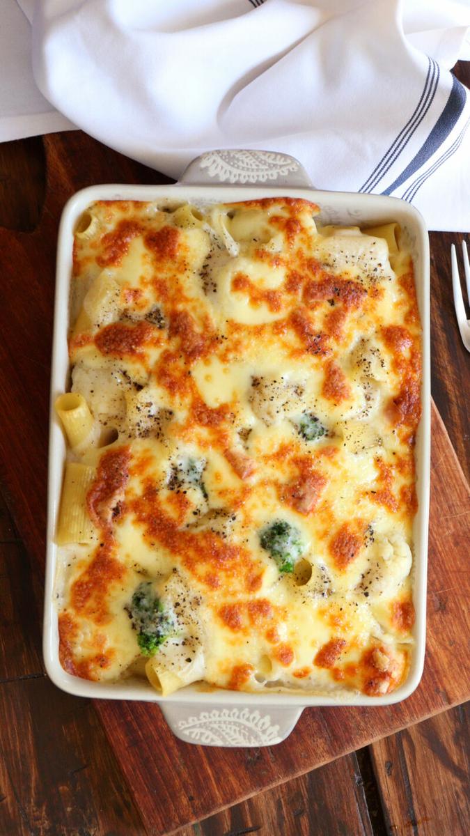 pasta al forno salsa blanca bechamel gratinados