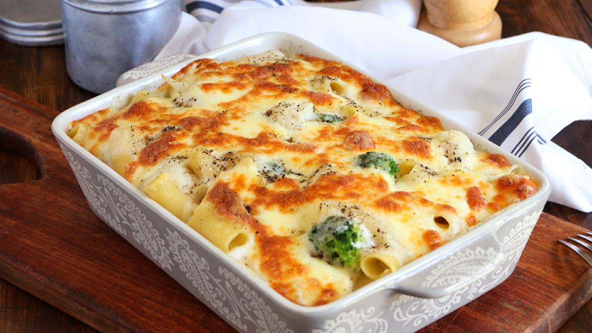 pasta al forno salsa blanca bechamel gratinados