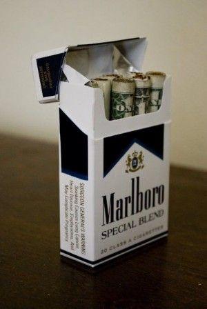 Cajetilla de cigarros. Vía Pinterest.