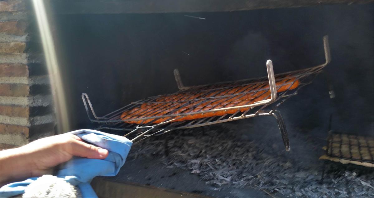 Chorizo al sarmiento en Carravalseca