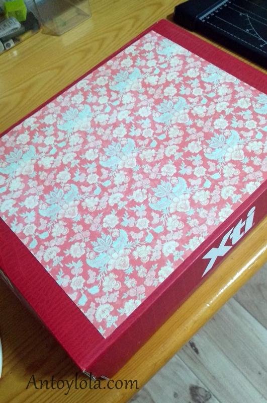 como hacer una maleta vintage con una caja de zapatos.9