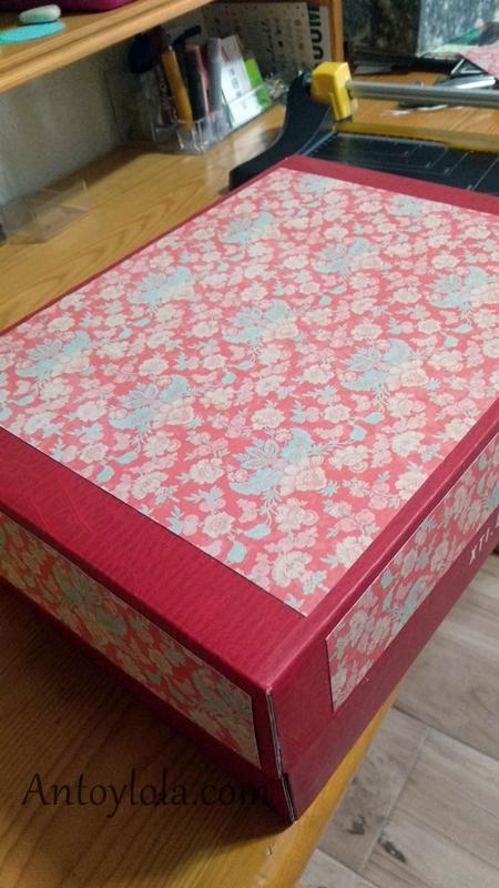 como hacer una maleta vintage con una caja de zapatos.0