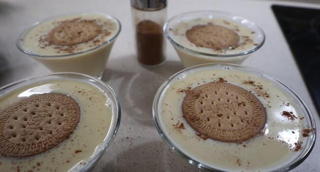 Receta de natillas clásicas hechas con Mambo