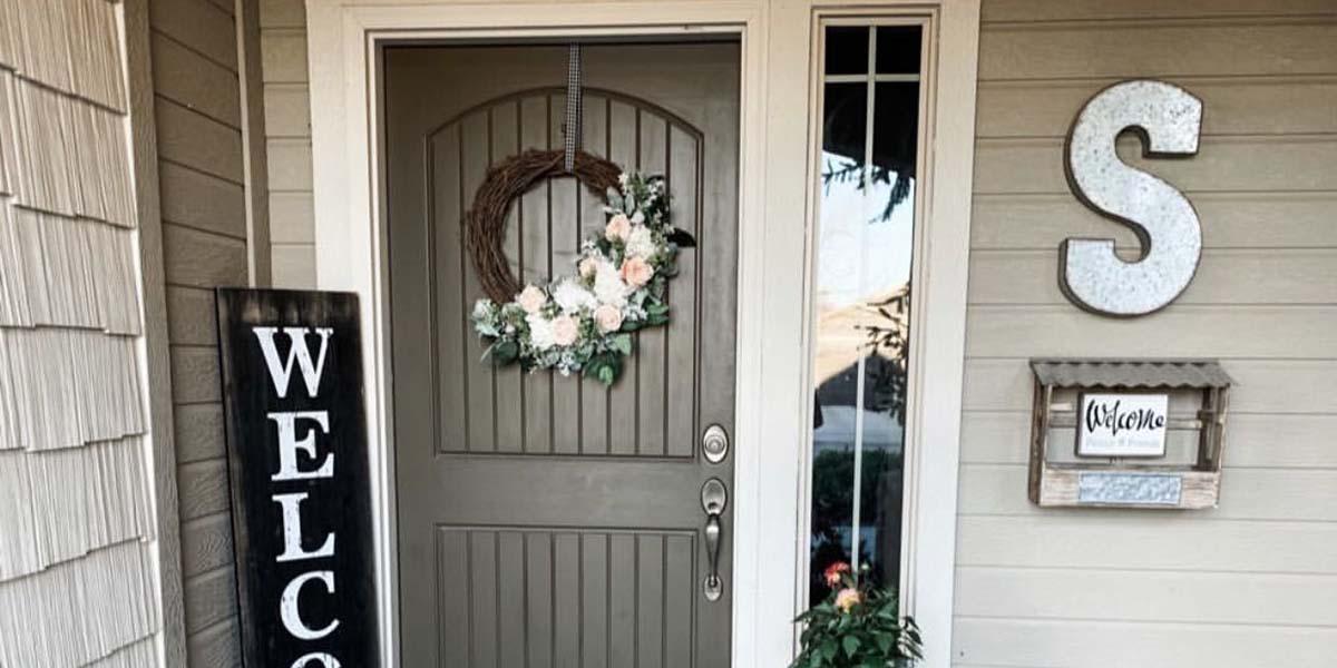 Guirnaldas para la puerta