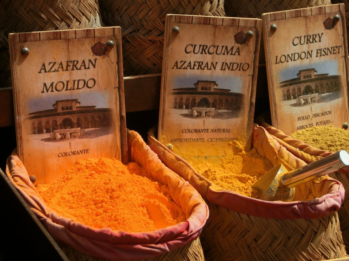 Curcuma y azafrán