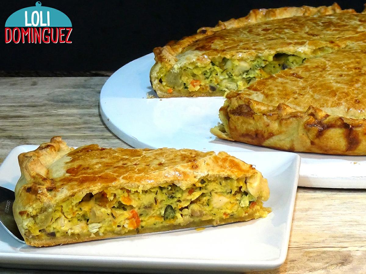 PASTEL DE VERDURAS Y POLLO, RIQUÍSIMO Y NUTRITIVO. Muy fácil de preparar, ideal para la cena, como entrante, almuerzo, brunch, llevar frío a un picnic o al trabajo.
