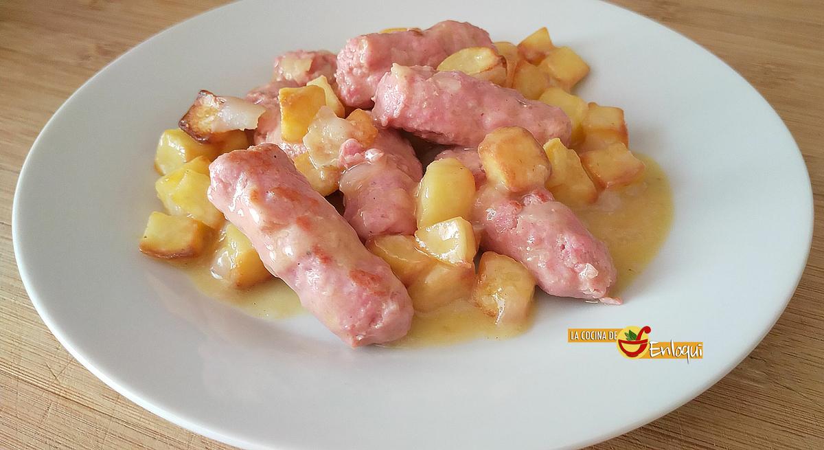 Salchichas en salsa de mostaza