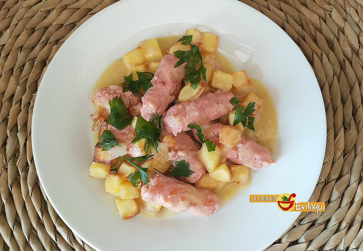 Salchichas en salsa de mostaza