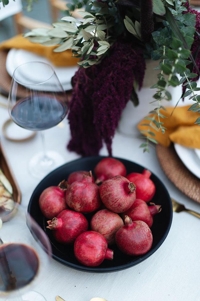 Mangranas, un elemento muy otoñal en tus mesas