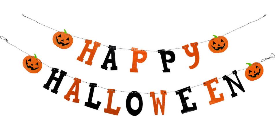 Cartel casero de Halloween