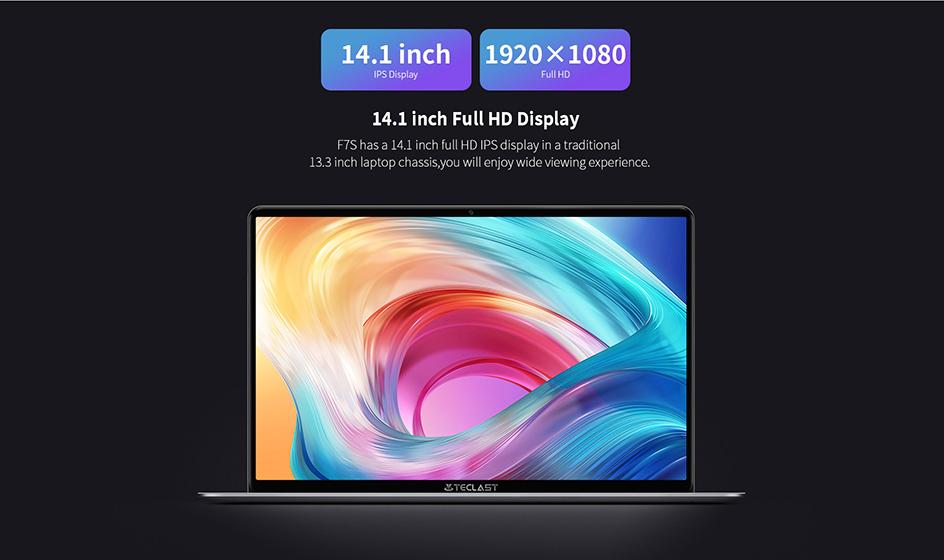 Teclast F7S - Diseño y pantalla