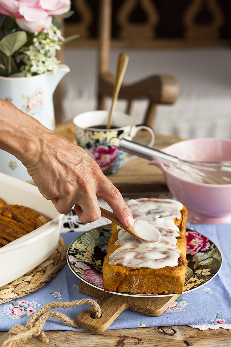 Cinnamon Rolls Carrot Cake la receta más perfecta del mundo