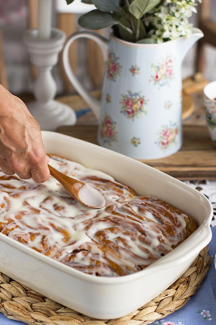 Cinnamon Rolls Carrot Cake la receta más perfecta del mundo