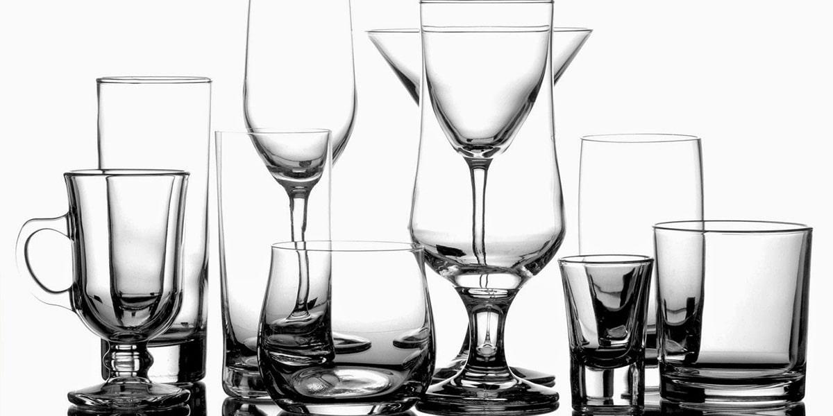 Cristalería sencilla