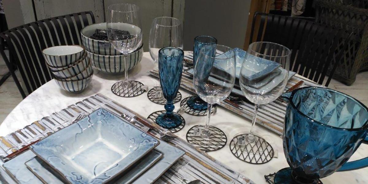 Cristalería en color