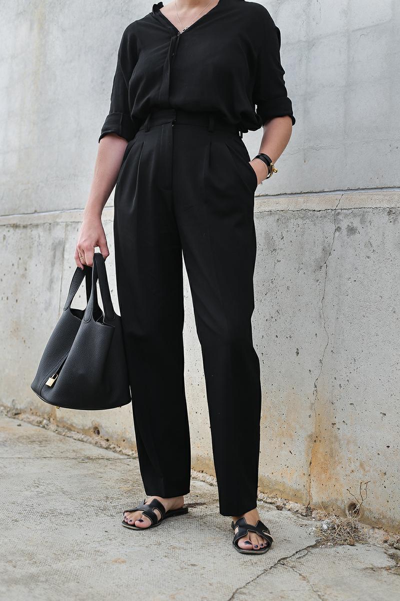 Trini | The Row shirt Stella McCartney trousers