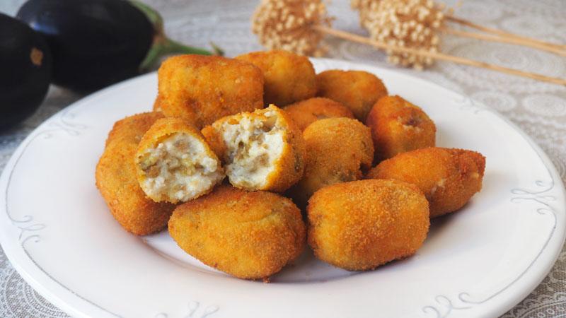 como hacer croquetas de berenjenas facil