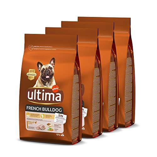 ultima Pienso para Perros French Bulldog - Pack de 4 x 1.5 kg, Total: 6 kg