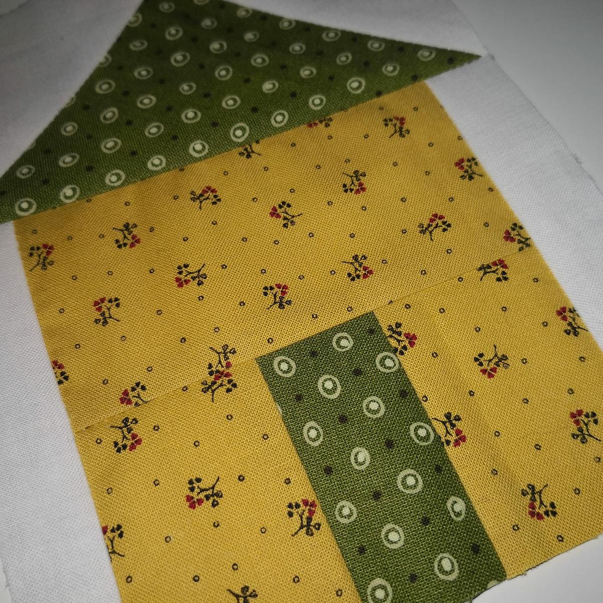 Casita de patchwork terminada