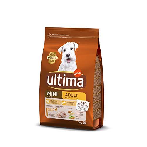 Ultima Pienso para Perros Mini Adult con Pollo y Arroz, 3 kg