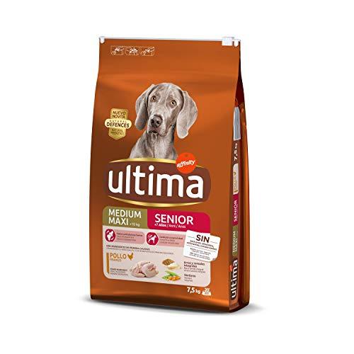Ultima Pienso para Perros Medium-Maxi Senior de +7 Años con Pollo - 7500 gr