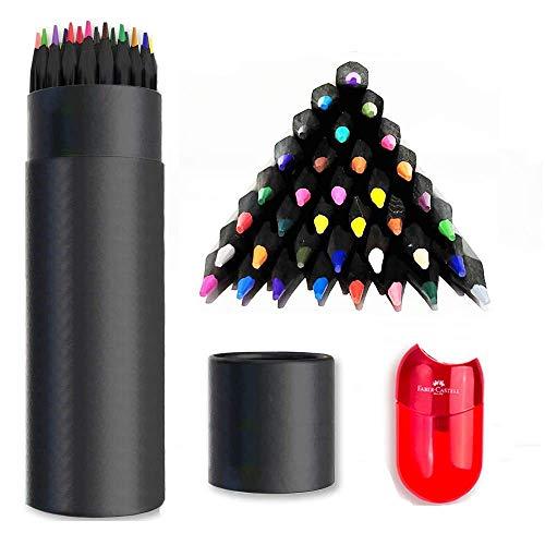 Johiux 36 Lápices De Colores Lápices De Dibujo Profesionales Sacapuntas, Colorear Lápices Para Niños Aad Adultos, Adecuado Para Pintura De bocetos Y diseño De graffiti, Libro De Colorear Para Adultos