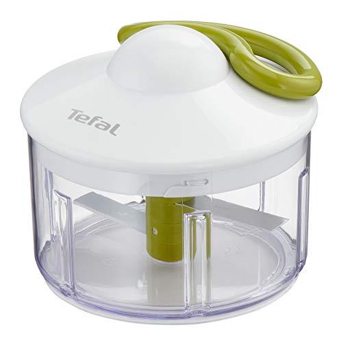 Tefal K13304 Fresh Kitchen 5 segundos, picadora manual de 500 ml, picado grueso, medio y fino, dos cuchillos independientes y patentados, sin electricidad, base antideslizante y fácil de limpiar