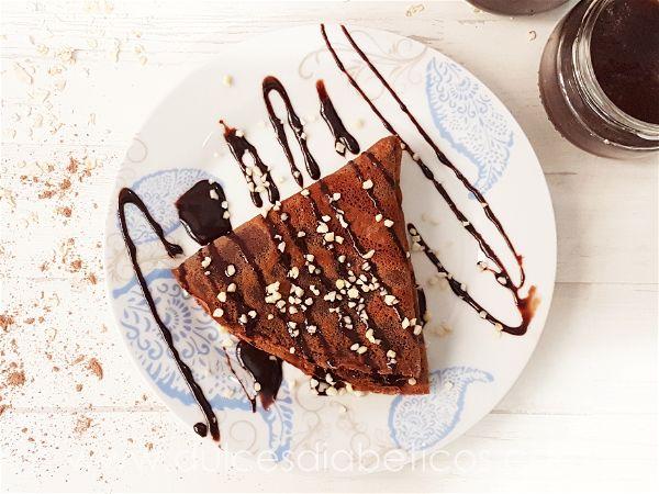 Crepes de avena y chocolate