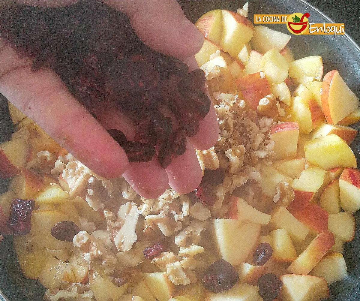 Apfelstrudel o strudel de manzana