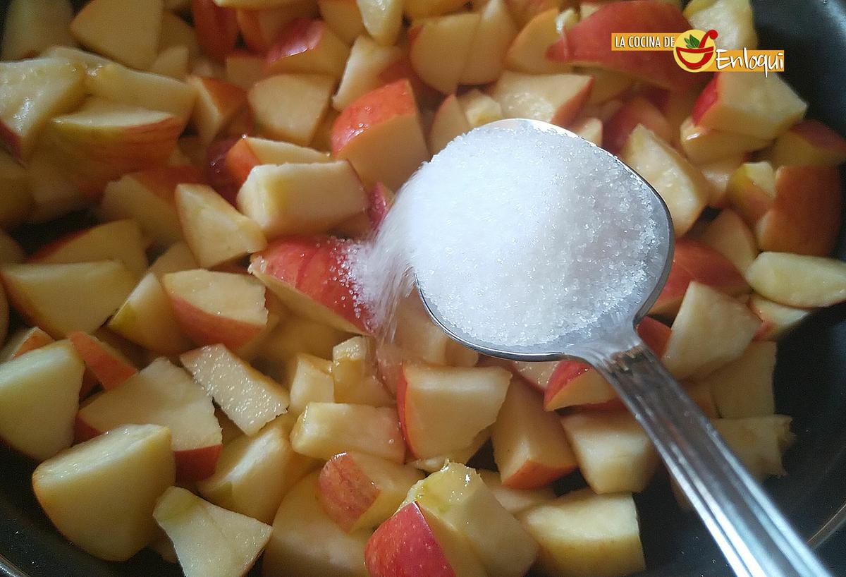 Apfelstrudel o strudel de manzana