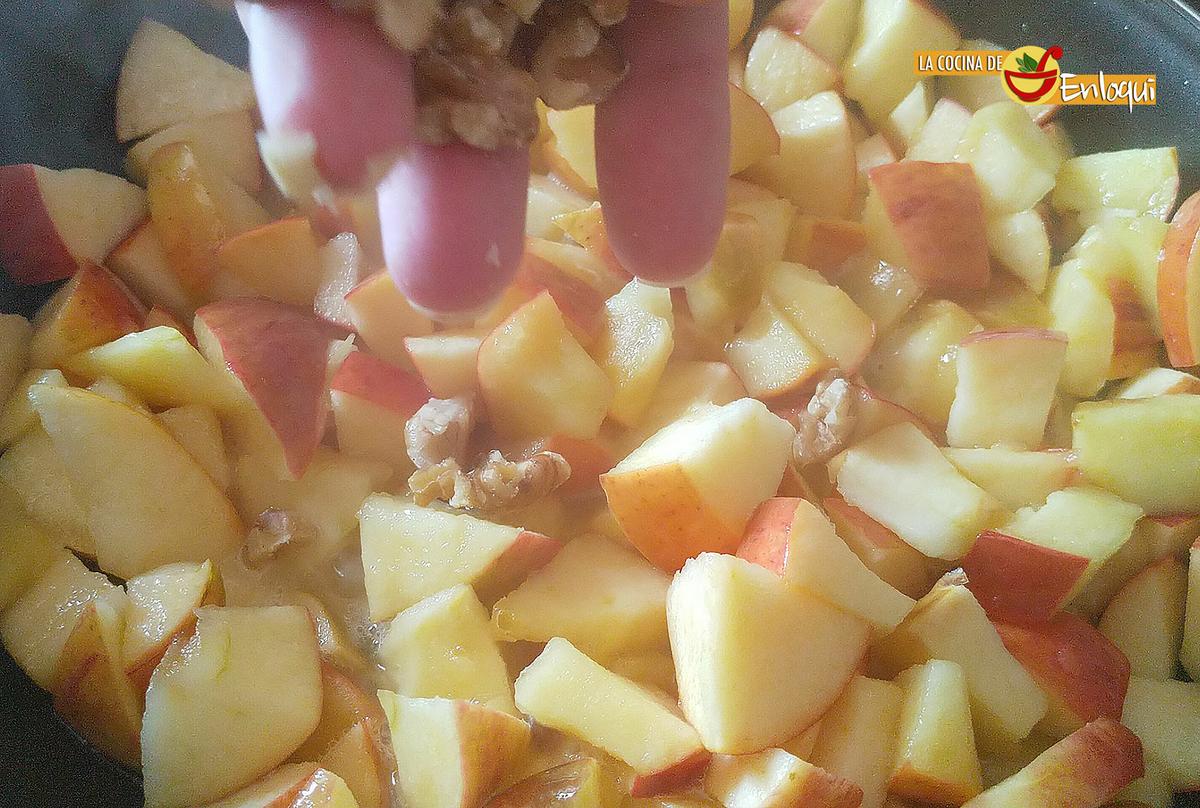 Apfelstrudel o strudel de manzana