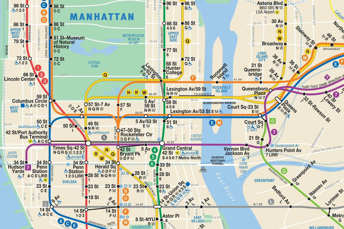 moverse por nueva york en metro