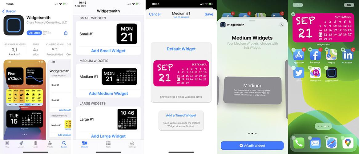 Personalizar Widgets