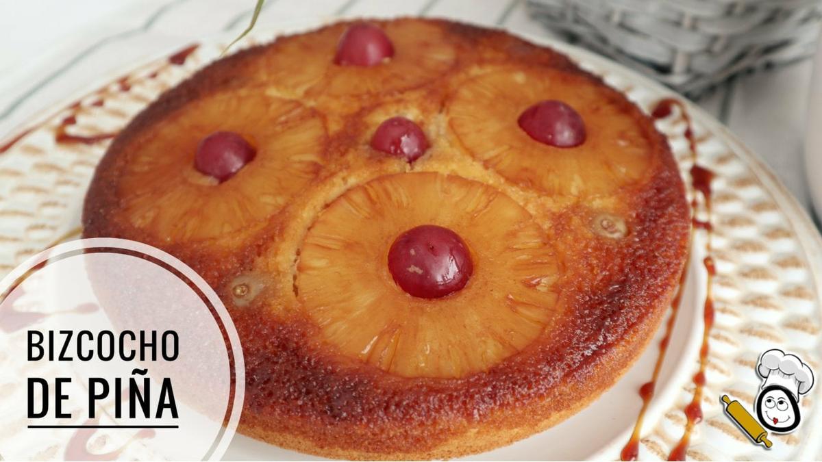 Receta de bizcocho con piña hecho con Mambo