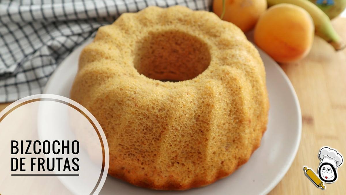 Las recetas para hacer bizcocho de frutas hecha con Mambo Cecotec