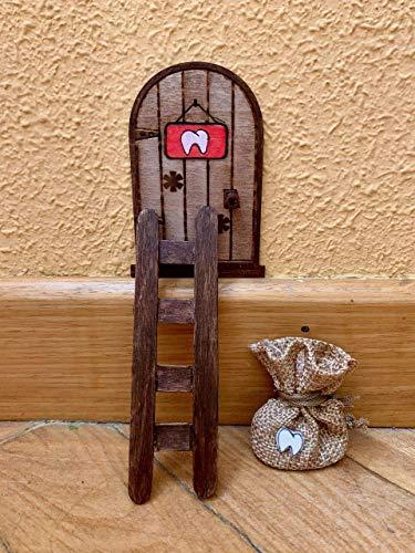 Puerta Ratón Pérez mágica. Regalo original niño niña Ratoncito Pérez