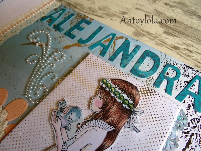 album de comunion para Alejandra