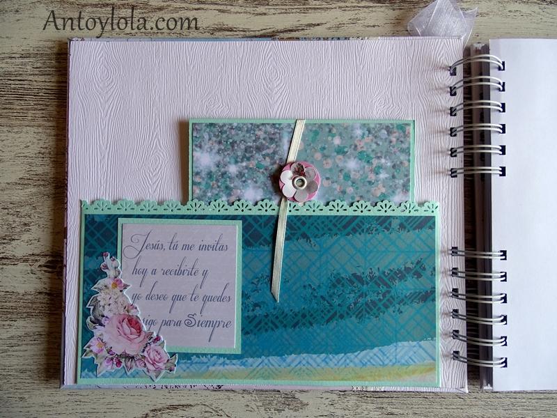 album de comunion para Alejandra