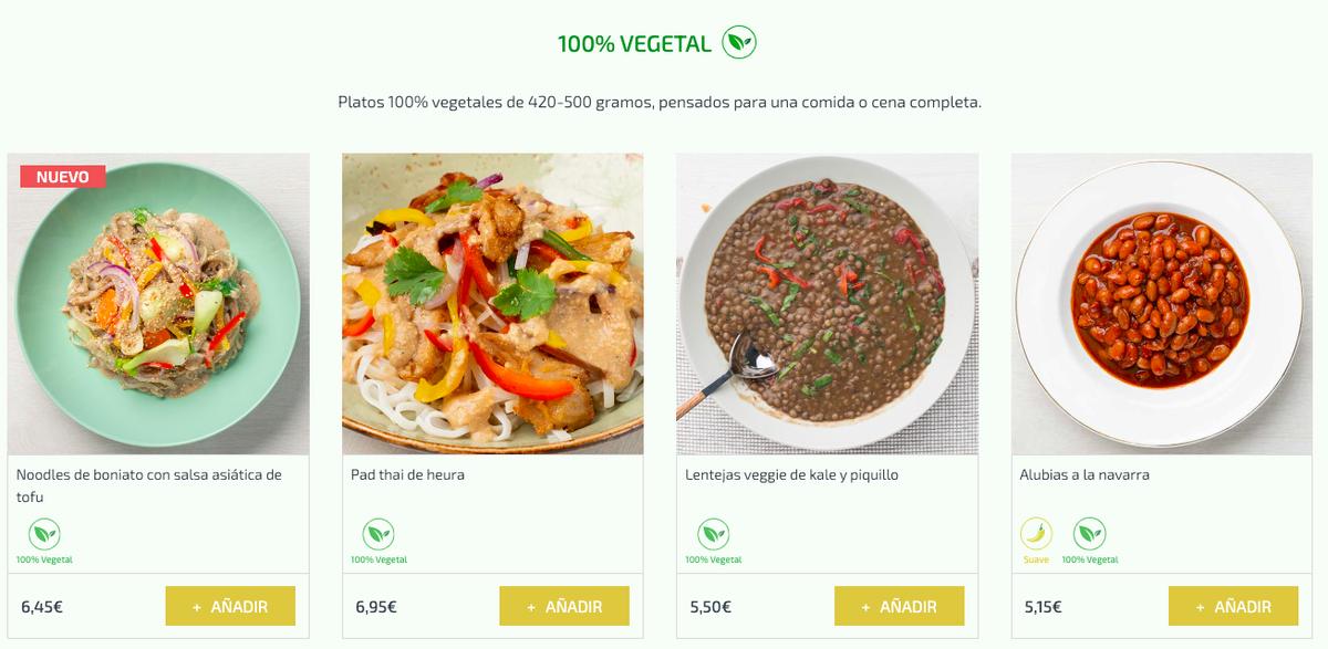 comida vegana saludable