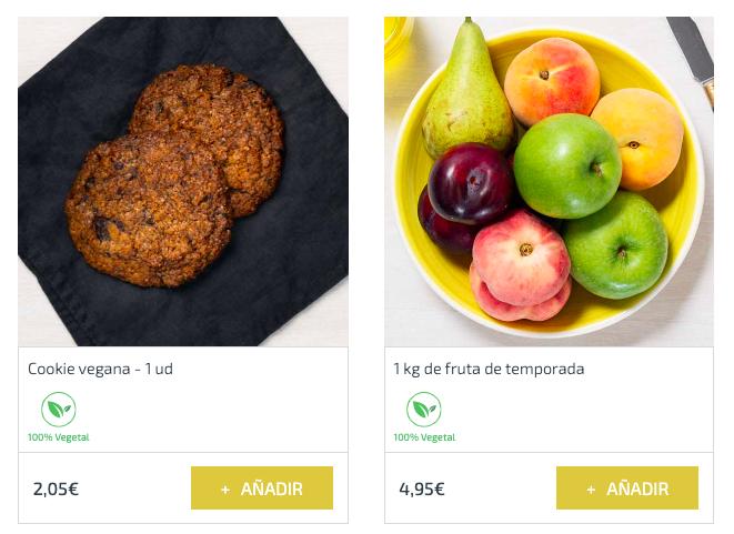 comida oficina vegana