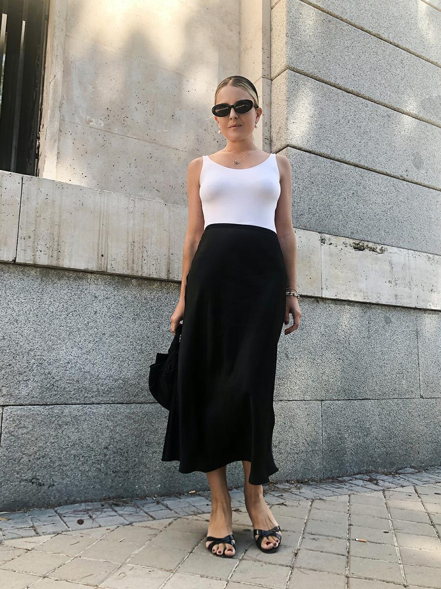 Trini | Max Mara skirt Wolford top