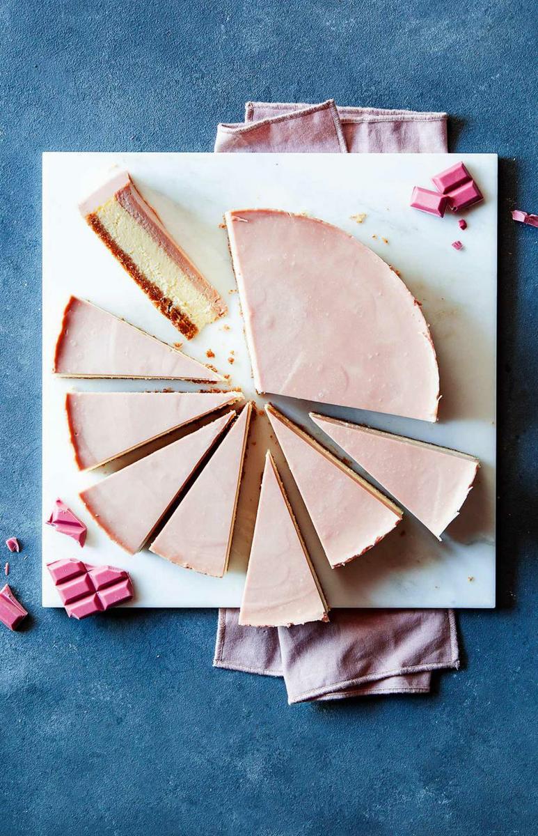 Cheesecake de chocolate rosa- Simply yummy