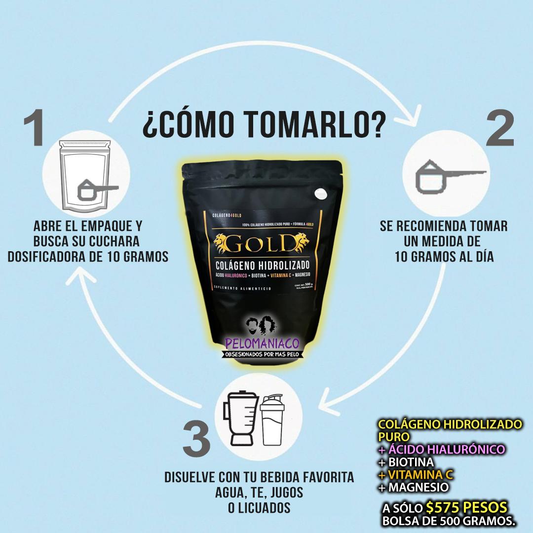Como tomar el colageno hidrolizado para el cabello