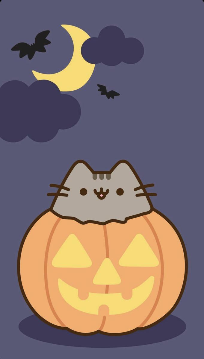 gato kawaii hhalloween