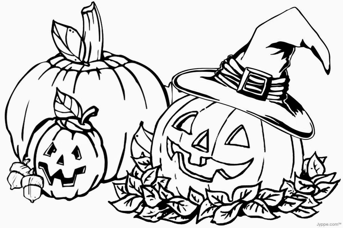 dibujo de halloween para colorear