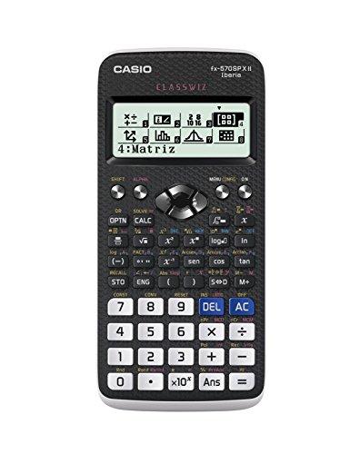 Casio FX-570SPXII- Calculadora científica, Recomendada para el curriculum español y portugués, 576 funciones, color gris/blanco