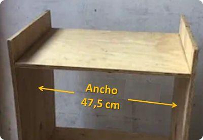 como hacer un cajón desde la medida del ancho interno del mueble de madera