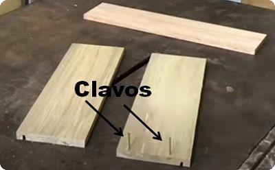 Clavos de 1,5 pulgadas para el cajón de madera