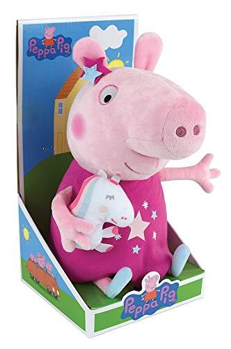 Jemini - 023801 - Peluche Peppa Pig 30cm Avec Mascotte Licorne