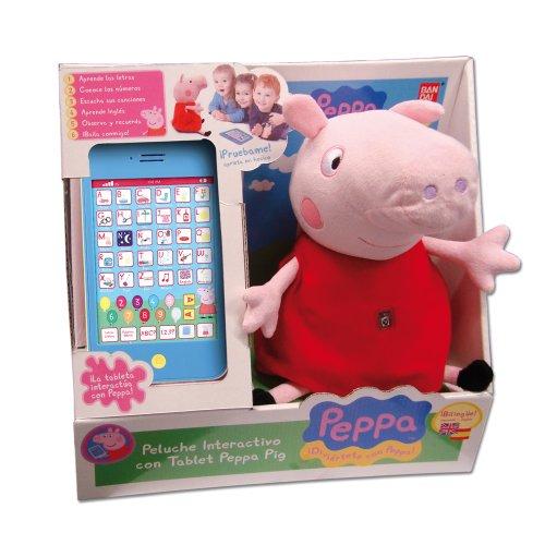 Peppa Pig - Peluche Interactivo con Tablet (Voz en castellano)